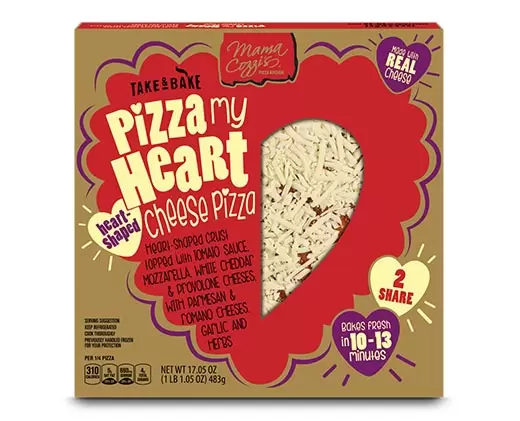 Mama Cozzi's Pizza Kitchen Heart Shaped Cheese Pizza