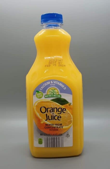 Nature's Nectar Orange Juice with Calcium and Vitamin D