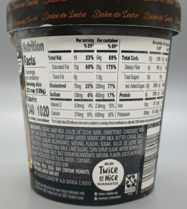 Specially Selected Dulce de Leche Super Premium Ice Cream