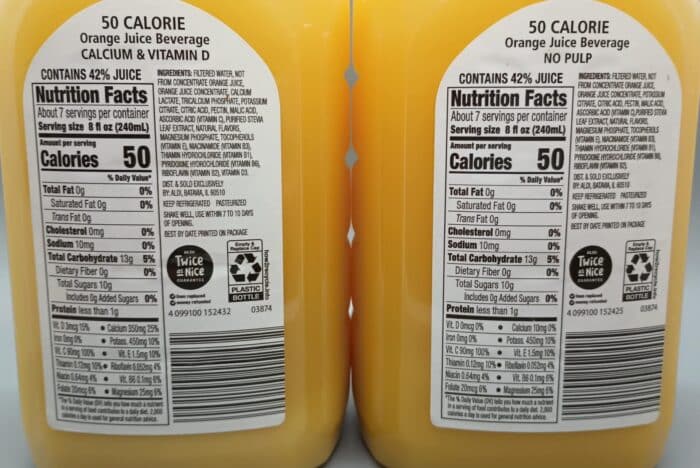 Fit and Active 50 Calorie Orange Juice Beverage 2
