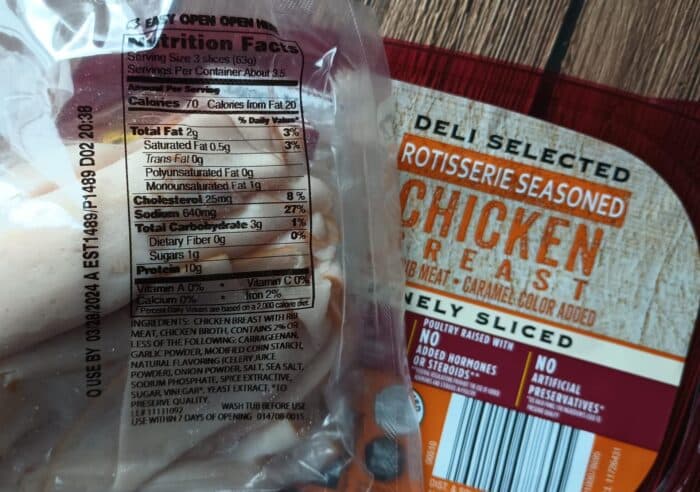 Lunch Mate Deli Selected Rotisserie Seasoned Chicken Breast