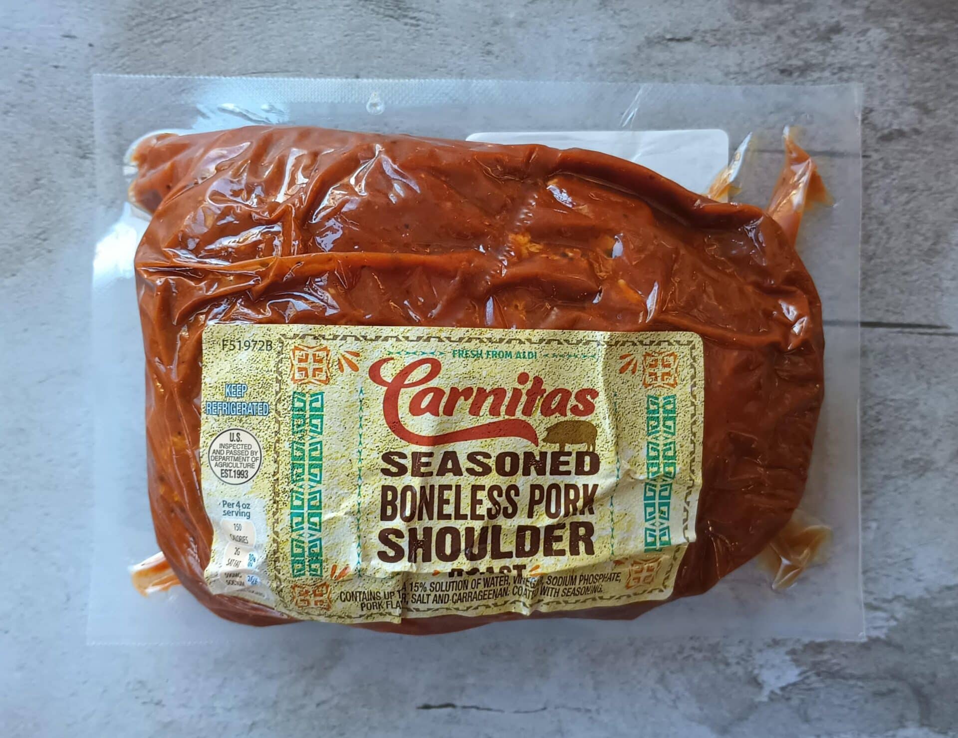 Aldi Carnitas Seasoned Boneless Pork Shoulder Roast