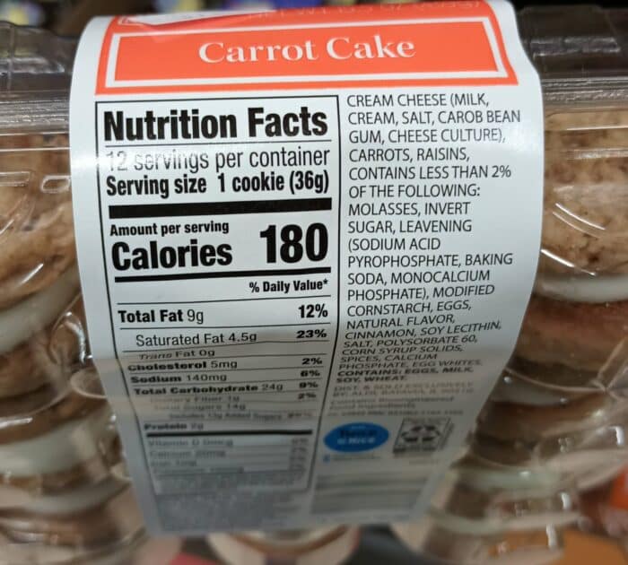 Bake Shop Carrot Cake Sandwich Cookies