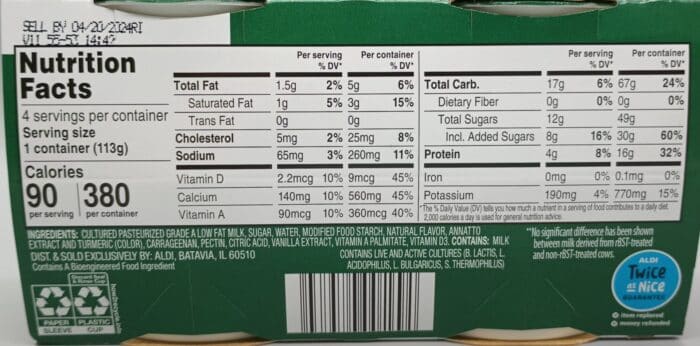 Friendly Farms Probiotic Lowfat Yogurt