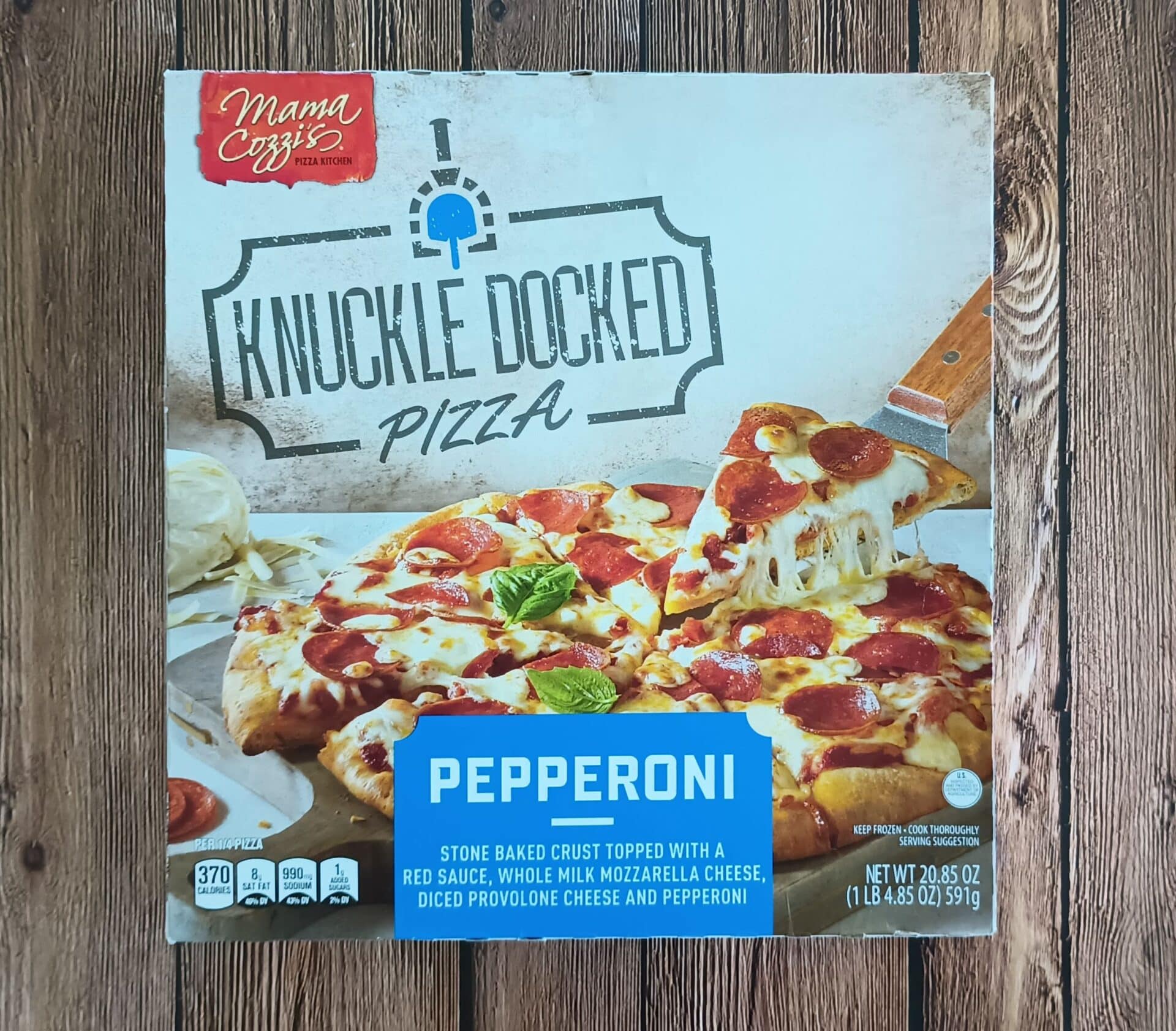 Mama Cozzi's Knuckle Docked Pepperoni Pizza