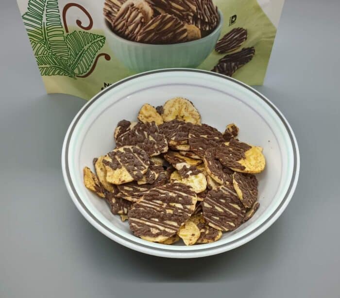 Trader Joe's Dark Chocolate Drizzled Plantain Chips