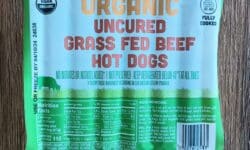 Trader Joe's Organic Uncured Grass Fed Beef Hot Dogs