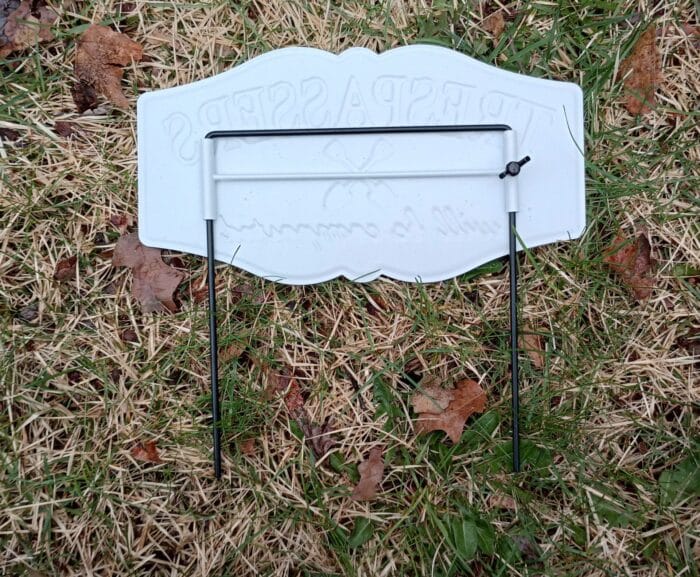 Belavi Metal Garden Sign