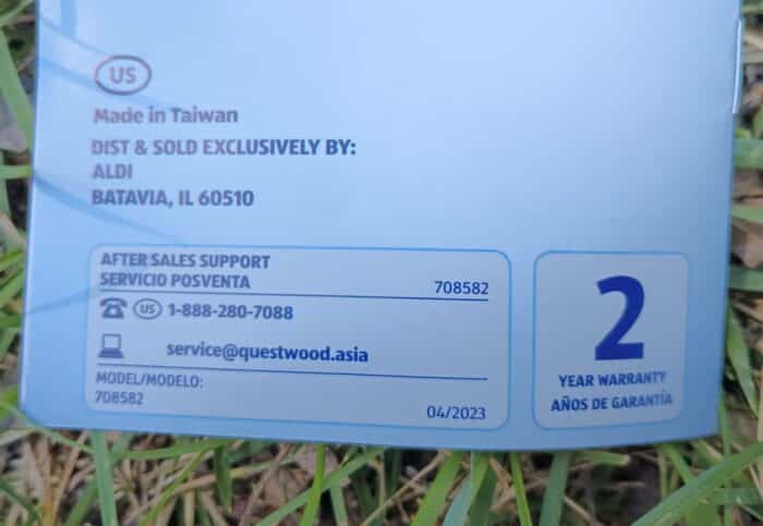 Belavi 4-Pack Solar Disc Lights - Warranty