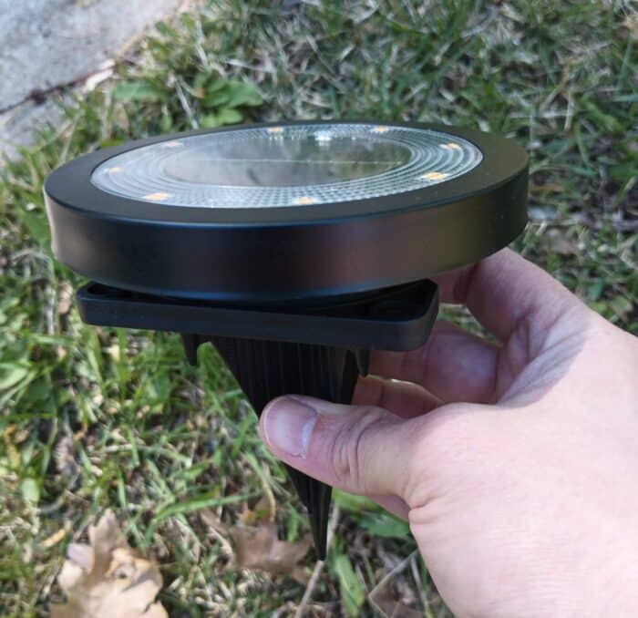 Belavi 4-Pack Solar Disc Lights