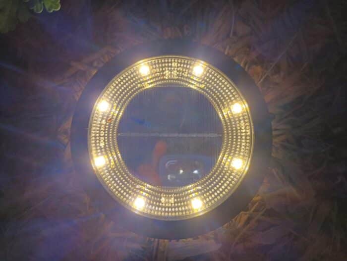 Belavi 4-Pack Solar Disc Lights