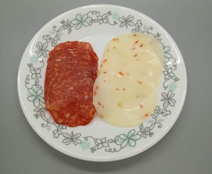 Priano Hot Genoa Salami and Hot Provolone