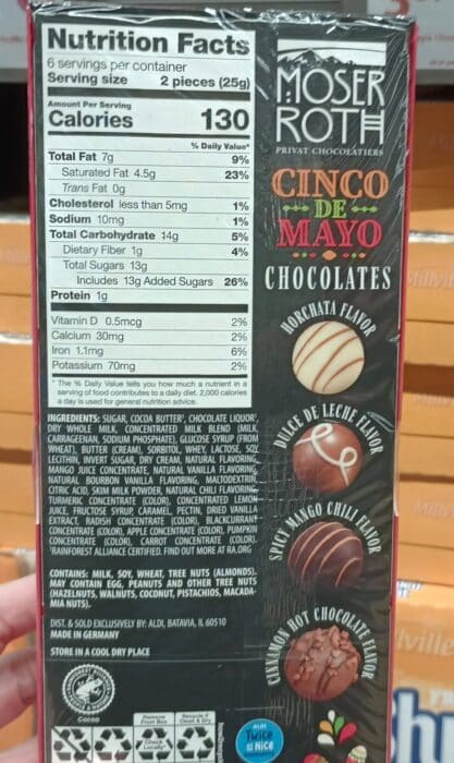 Moser Roth Cinco de Mayo Chocolates