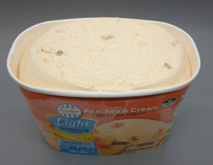 Sundae Shoppe Light Peaches and Cream Ice Cream