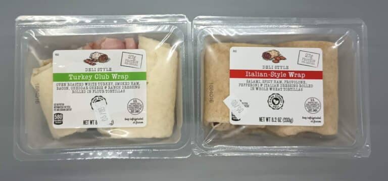 Park Street Deli Wraps: Italian-Style Wrap + Turkey Club Wrap