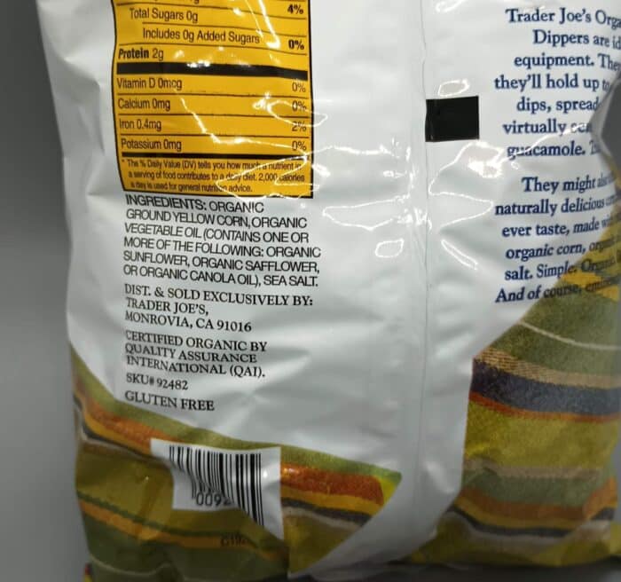 Trader Joe's Organic Corn Chip Dippers 3
