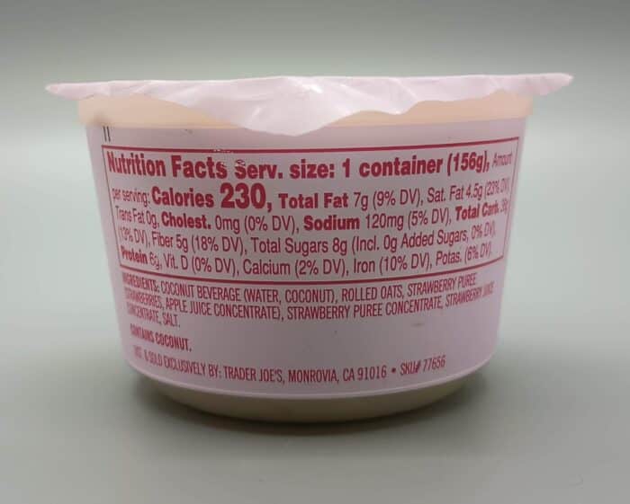 Trader Joe's Strawberry Overnight Oats 2