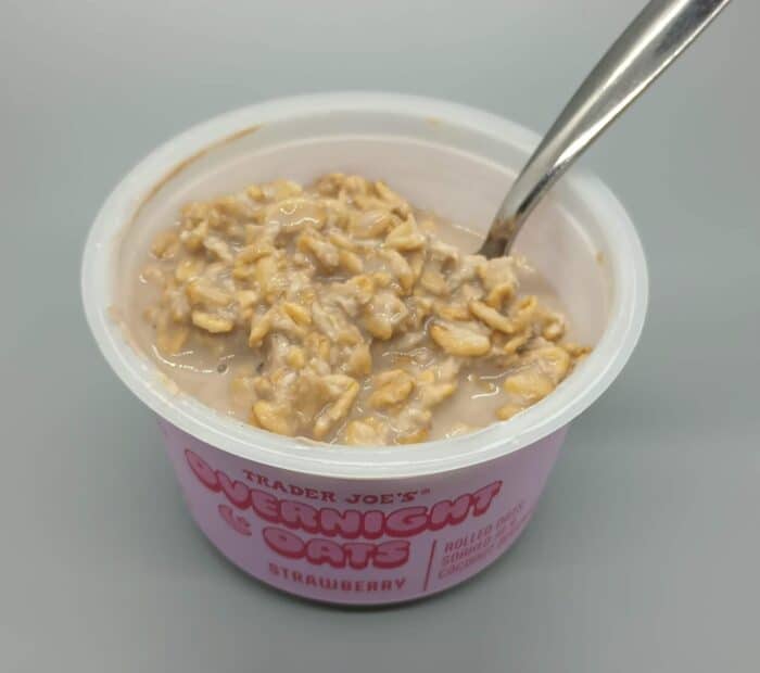 Trader Joe's Strawberry Overnight Oats 
