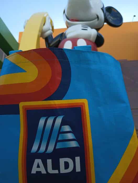 Outside the Pop Century Resort at Walt Disney World.