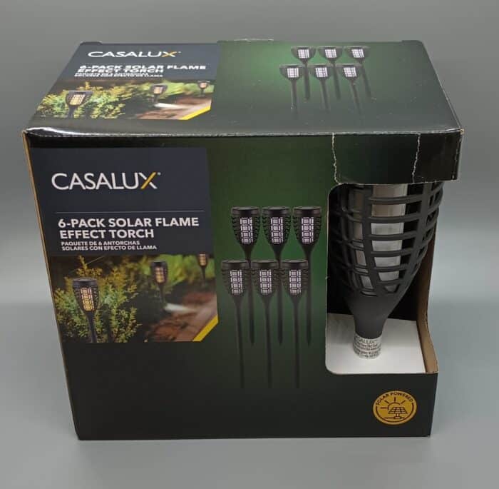 Casalux 6-Pack Solar Flame Effect Torch