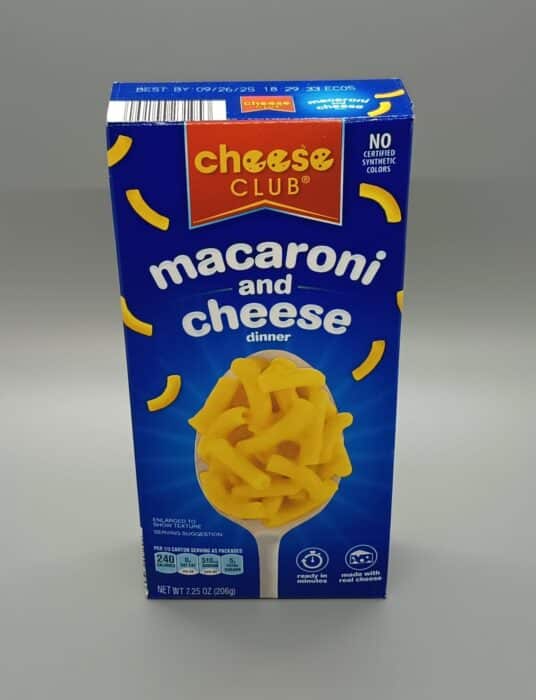 Cheese Club Macaroni and Cheese Dinner