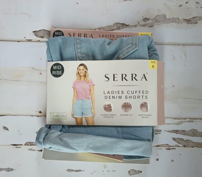 Serra Ladies Cuffed Denim Shorts