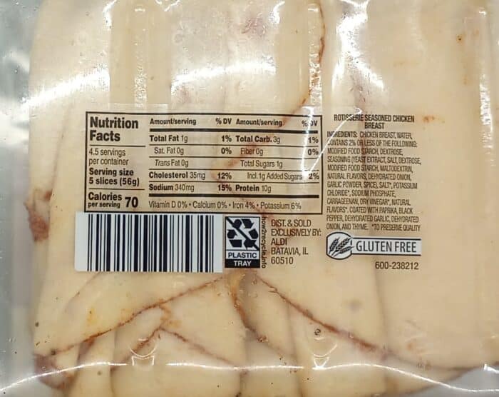 Lunch Mate Deli Style Rotisserie Seasoned Chicken Breast