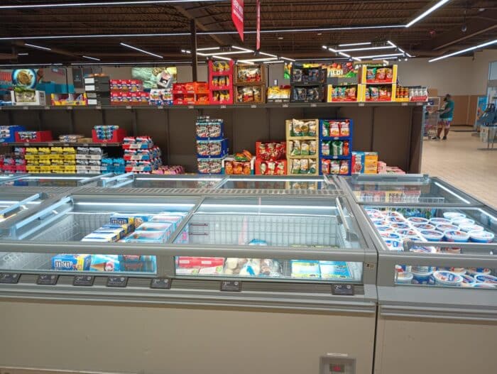 Aldi Find food aisle