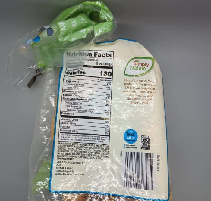 Simply Nature Sourdough Multigrain Bread