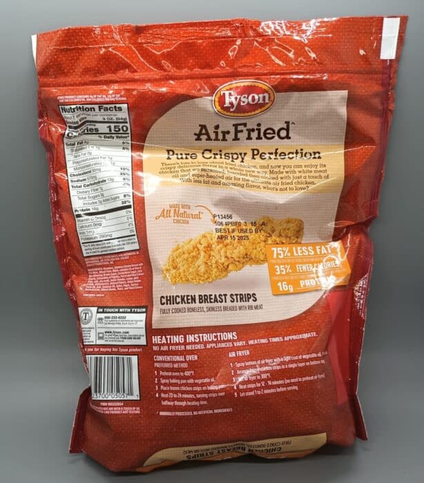 Tyson Air Fried Perfectly Crispy Chicken Breast Strips