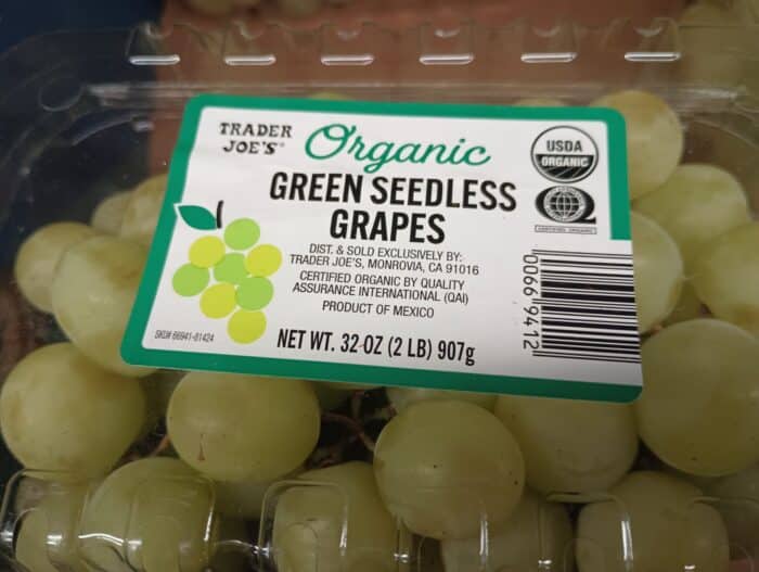 Trader Joe's produce at Aldi