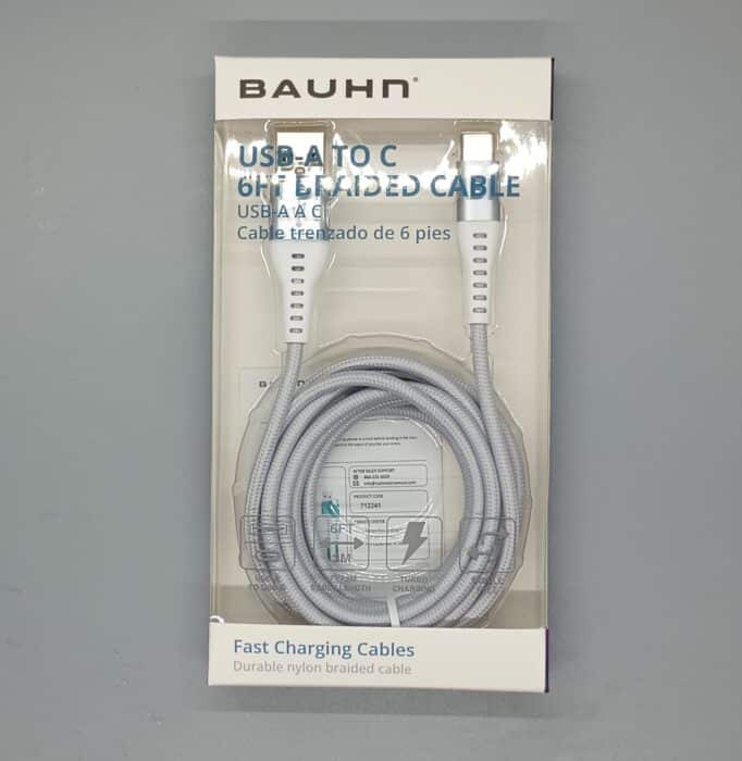 Bauhn USB-A to C 6 Feet Braided Cable