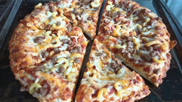Mama Cozzi's Rising Crust Cheesy Mac n' Meat Pizza 3