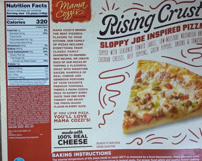 Mama Cozzi's Rising Crust Sloppy Joe Inspired Pizza