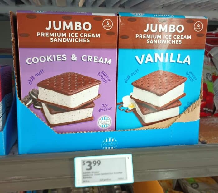 Sundae Shoppe Jumbo Premium Ice Cream Sandwiches