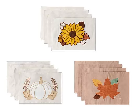 Huntington Home 4-Pack Placemat Set
