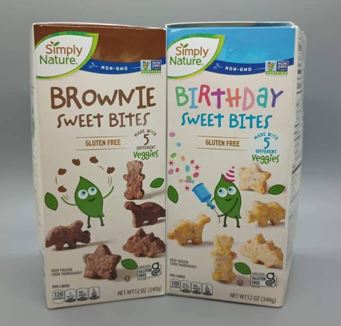 Simply Nature Brownie Sweet Bites and Birthday Sweet Bites