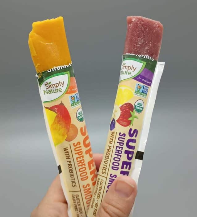 Simply Nature Organic Superberry and Supermango Superfood Smoothie Pops