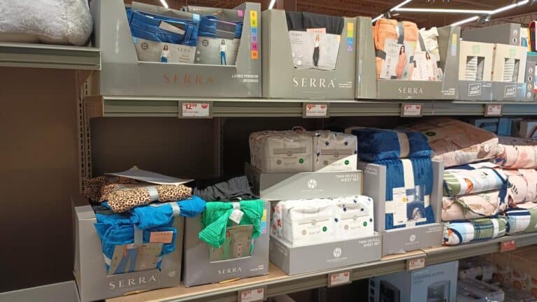 Aldi clothing packaging