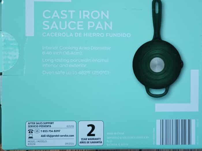 Crofton Cast Iron Sauce Pan 