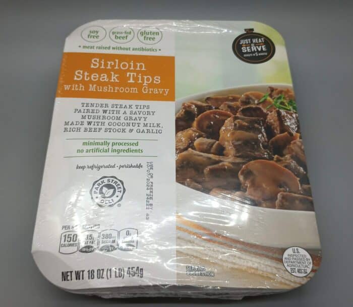 Park Street Deli Sirloin Steak Tips with Mushroom Gravy