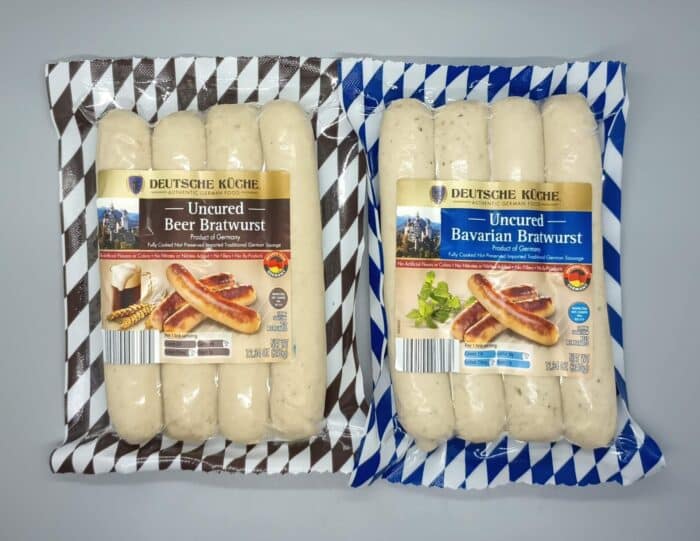 Deutsche Küche Uncured Bratwurst