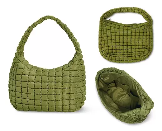 LIVE IN STYLE Quilted Carry All Tote