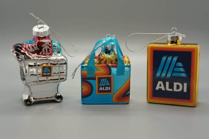 Merry Moments Aldi Ornament 3-Pack 