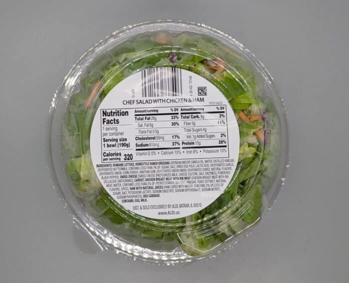 Little Salad Bar Chef Salad With Chicken and Ham