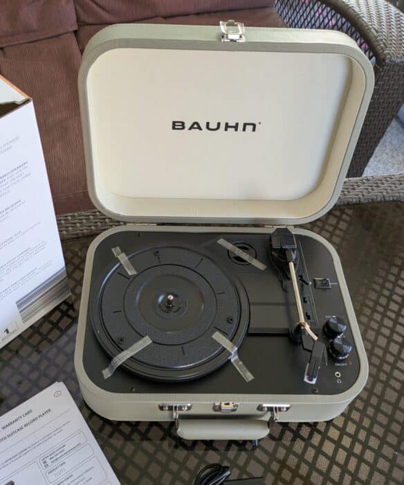Bauhn Bluetooth Suitcase Record Player