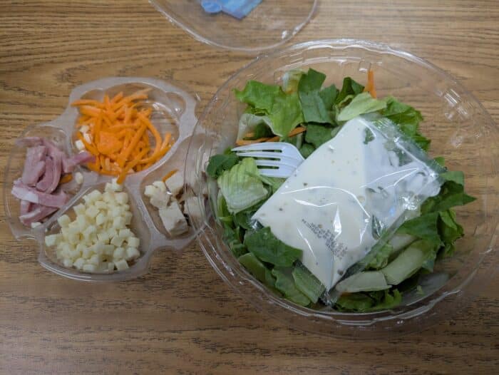 Little Salad Bar Chef Salad With Chicken and Ham