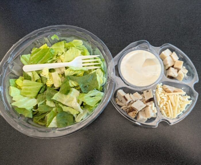 Little Salad Bar Caesar Salad with Chicken