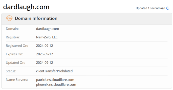 Dardlaugh domain information