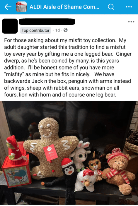Aldi gingerbread pillow
